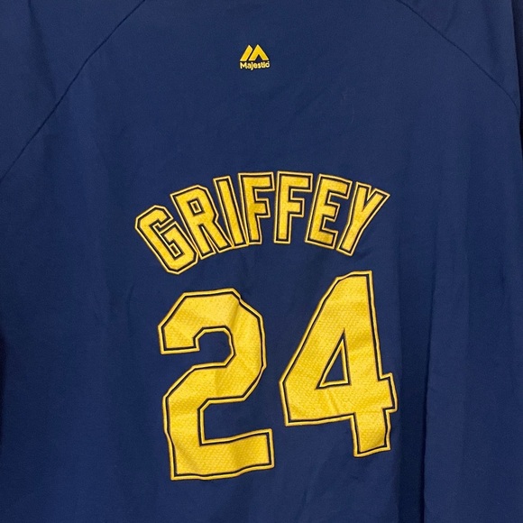 Majestic Mariners Gray and Blue Tee - Picture 5 of 5